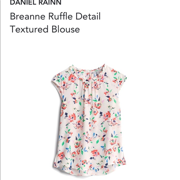 Breanne Ruffle Detail Textured Blouse - PXS - Picture 1 of 6